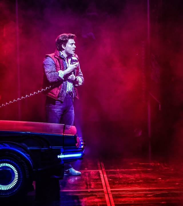 one last ride in the Delorean… final scheduled Marty McNiemann performance: 12/14 @ 2pm ⚡️🥲I’ve loved getting to share this role and journey with so many of you all. would love to fill the theatre with as many friends / fam / loved ones as possible to close this chapter together 🫶🏼(ps. there will maybe be more Marty shows but this is the only scheduled one I’ll have! xx)(pps. I will be out of the shows on holiday on Dec 22 & 23, so if you come those days I’ll miss ya!)photo: @stagedoormatt by @jjniemann