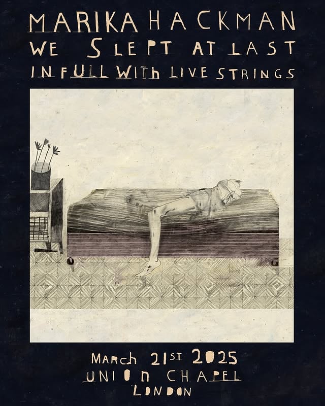 Excited to announce that in celebration of the 10 year anniversary of We Slept At Last I’ll be playing a very special show at Union Chapel, London on 21st March.Sign up to the mailing list for pre-sale access.Pre-sale 11th December 10am General sale 13th December 10am🎨 by @lostcontrolcollective by @marikahackman