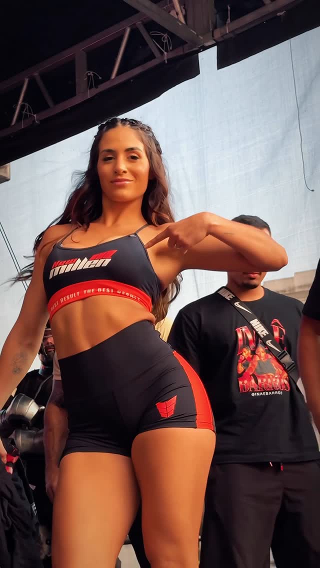 É com grande orgulho que comunico que agora faço parte do TEAM @newmillenoficial . E que vamos entrar grandona no @fightmusicshow Grandes novidades por vir, amanhã o ring vai tremer 💪🧡#mamãevaitepegar by @inaebarros