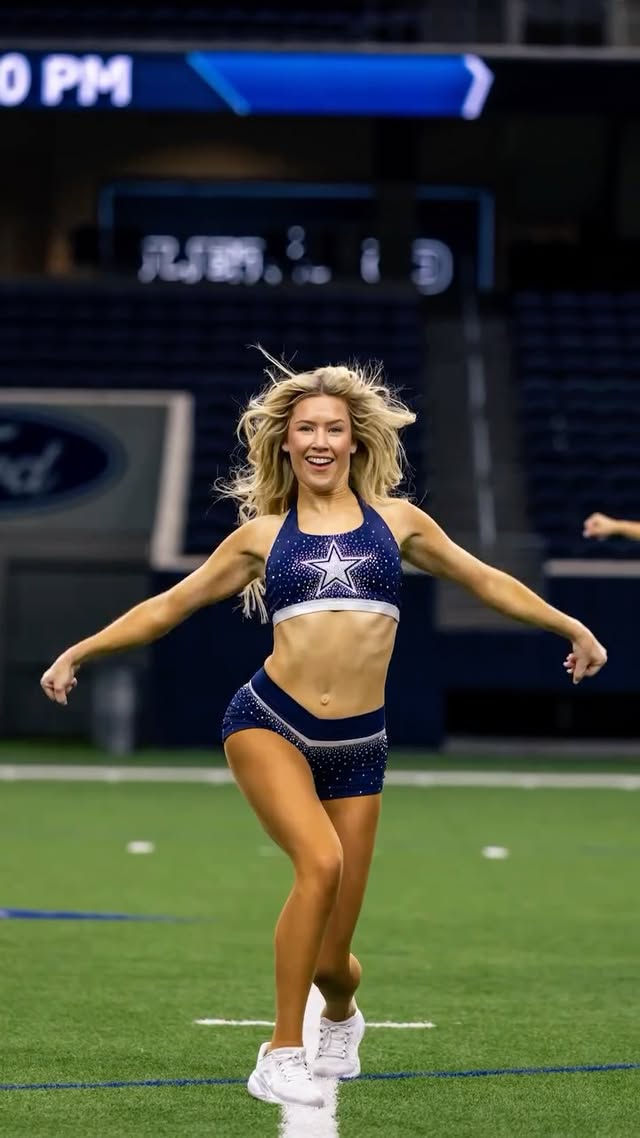 steps closer to Sunday 👟💙🏈🌟#DCCheerleaders | @usnikefootball