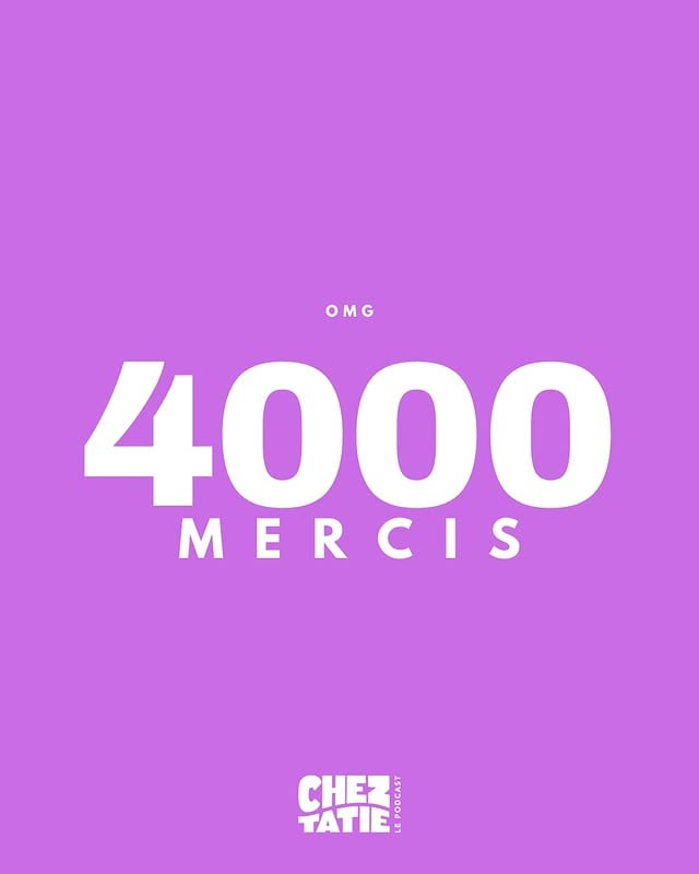 ON EST 4000. 4000 MERCIS 💛4000 façons d’écouter, de ressentir, de faire exister nos histoires.Parce qu’ici, on fait ce qu’on ne fait pas ailleurs :on écoute les vécus, pas les coupables.On les écoute, nous, on nous fait taire, alors on a créé notre propre espace.Ici, on transforme la douleur en force, les blessures en lumière, et le silence en voix.Je ne suis plus défini·e par ce que j’ai subi.Je suis défini·e par ce que j’ai reconstruit.On ne se cache plus.On brille. ✨À celles et ceux qui se reconnaissent, à celles et ceux que ça touche, ou simplement à celles et ceux qui veulent changer le monde : partage ce message.Fais-le résonner et surtout : viens nous écouter.Parce que nos histoires méritent d’être entendues. 🎙️ Chez Tatie Podcast, disponible partout : Spotify, Deezer, Apple Podcasts…🔗 Tous les liens d’écoute sont dans la bio.#4000mercis #tatiepodcast #podcast #parcequenoshistoiresméritentdêtreentendues #résilience #voix #histoiresvraies #lumière #écoute #sororité by @monchatetmoi
