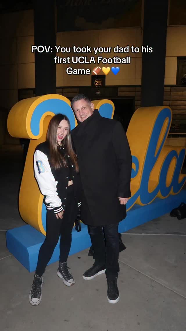 I love my college @ucla 🏈💛💙 #ucla #college #bruin #collegegirl #uclafootball #footballgame by @thejaimeadler