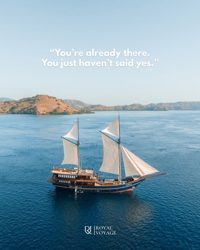 You’re already there.You just haven’t said yes.Komodo — but privately.No crowds. No rush. Just your yacht, your people, your pace.When you’re ready, we’re ready.✨ Start planning your private sail📲 WhatsApp +628116699948🌐 www.royalvoyage.co.id#royalvoyage #privateboatcharter #labuanbajo #komodonationalpark #sailingkomodo by @royalvoyage_id