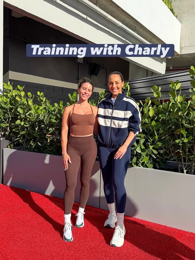 Met @charlyontv in NYC when she hosted a panel I spoke on and we immediately hit it off.Yesterday we finally got a training session in together, and she crushed it. Always fun working with people who genuinely love the process. by @charlyontv