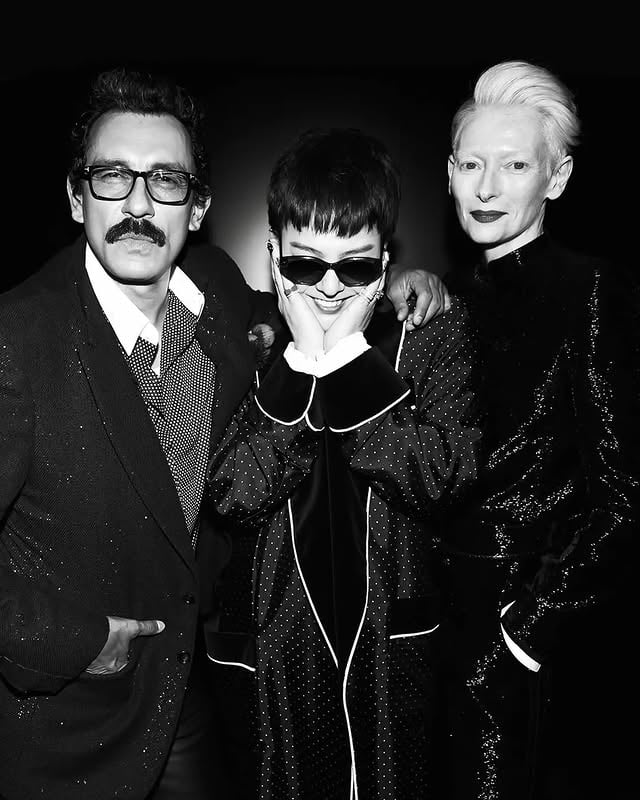 @tomford @tomfordbeauty 🧛🏼‍♂️™️🇰🇷Still him @h.a & her Tilda W/ @leesoohyuk on it by @xxxibgdrgn
