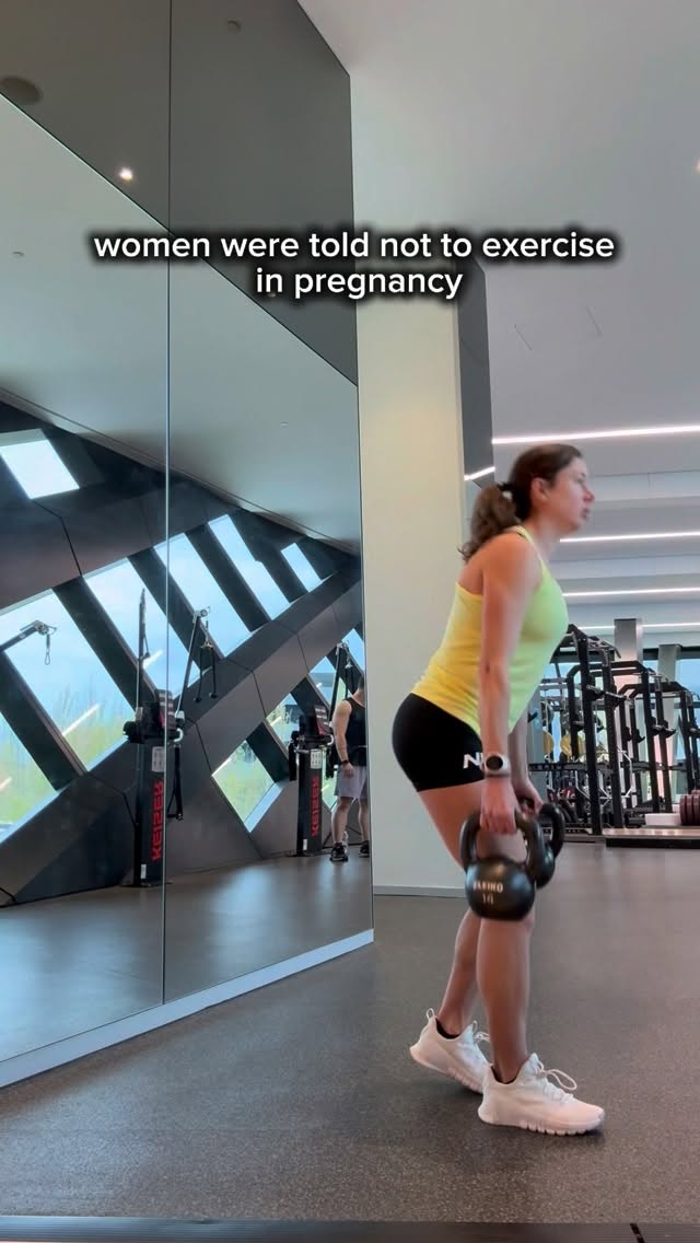 After 600K views and a lot of opinions in the comments 😂 Part 2 🧬 for every woman told to sit down and stay still. This one’s for you 🫶🏻💪*As always, every pregnancy is different. Always consult your doctor or midwife before exercising during pregnancy. I train under the guidance of my team at a fraction of my normal training load 🫶🏻#athletemom #olympian #pregnantathlete #strongwomen by @emilyinfeld
