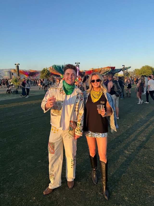 Mom and dad finally recovered from Coachella weekend 1. 🎡 by @katie.laura.mccartney