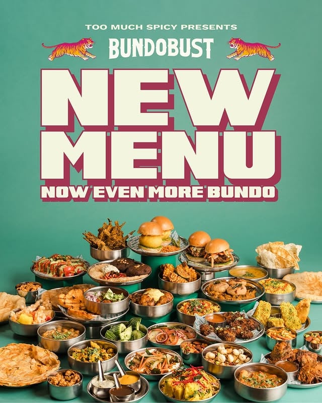 Here we go then!! New Menu tour hits Manchester today, meaning it’s now available in all venues for the very first time! Big big thanks to all the Leeds and Liverpool heads for coming in and trying something new and giving us your feedback on it, and Manchester, thanks for being so patient. We promise it’ll be worth the wait! by @bundobust