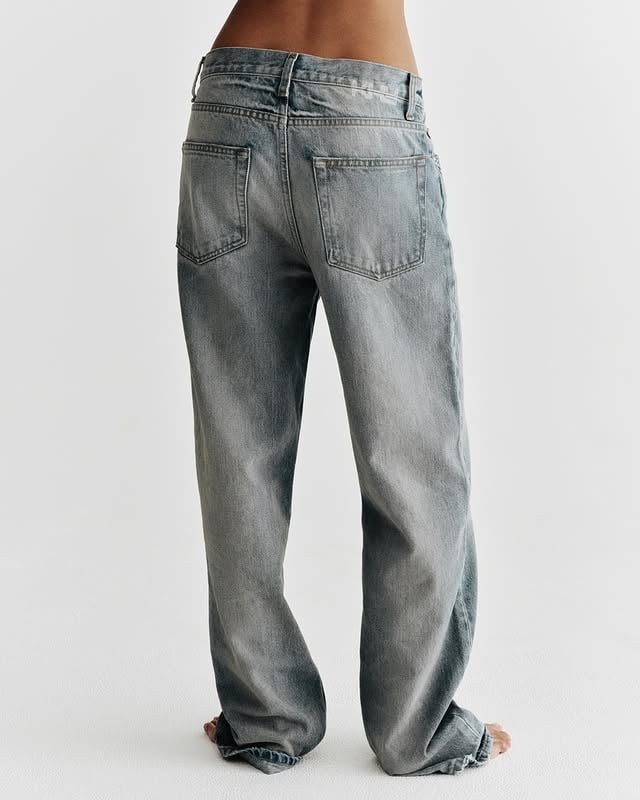 a foundation in denim.the beverly relaxed jean in our LA vintagewash. finished here in los angeles.khy.com