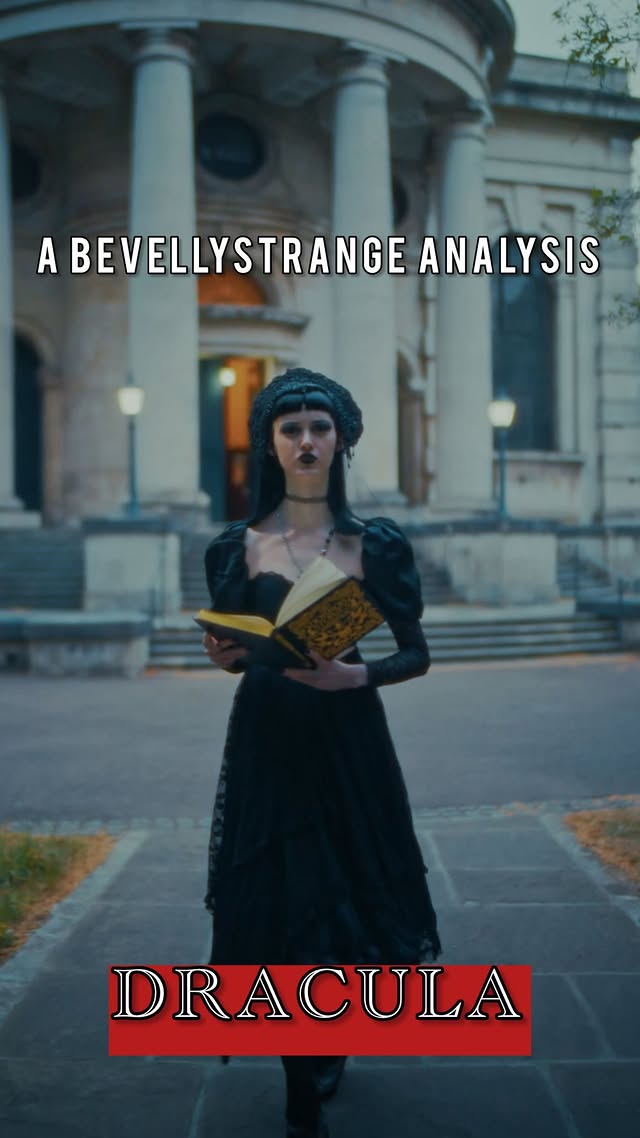 Introducing an exploration of Stoker’s Dracula. Is he the dream seducer, or merely a stalker? If you enjoyed, which classic should I analyse next? 💫Written by @bevellystrange Shot by: @ciantastic #goth #comedy #literature by @bevellystrange
