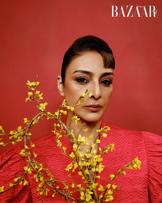 When we ask Bazaar India’s cover star, Tabu (@tabutiful), how she stays relevant, we get a reaction that suggests the question itself may be the problem. “I didn’t even know about all of this. We have started using all this terminology and now we’re becoming conscious of it. I don’t have any plan that requires me to be relevant. I have no interest in being relevant. Who needs relevance?” Read the full cover story at the link in bio.Editor: Rasna Bhasin (@rasnabhasin)Interview: Malika Halder (@malikahalder)Photographer: Soujit Das (@soujit.das)Stylist: Gopalika Virmani (@gopalikavirmani)Editorial Coordinator: Shalini Kanojia (@shalinikanojia)Makeup Artist: Savleen Manchanda (@savleenmanchanda)Hair Artist: Hiral Bhatia (@bbhiral)Set Design: Nikita Rao (@nikita_315)Assistant Stylist: Grace Soni (@grace__soni_)Artist Management: Mili Savla (@milisavla)Line Producer: Salim Memon (@lineproducer)Tabu is wearing the Playful Bonbon-sleeved Curved Jacket, Acquire (@acquire.acquire); Wild Flower pendants in pink and yellow; and Wild Flower Heart Pink earrings (styled as a hair accessory), all by Zoya Jewellery (@zoyajewels).#HarpersBazaarIndia #TheBeautyIssue #Tabu by @tabutiful