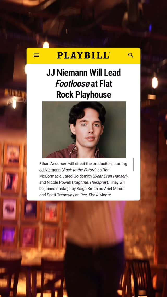 dusting my dancing shoes (& boots) off to play Ren this summer in Footloose at @frplayhouse! stoked to be back in my home state & to be working with so many friends and amazing folks 🤠 come see us this June & July! •••••#dance #broadway #musical #theatre #footloose by @jjniemann