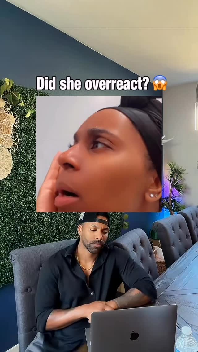 Did she overreact? 😳 by @realkhalilu