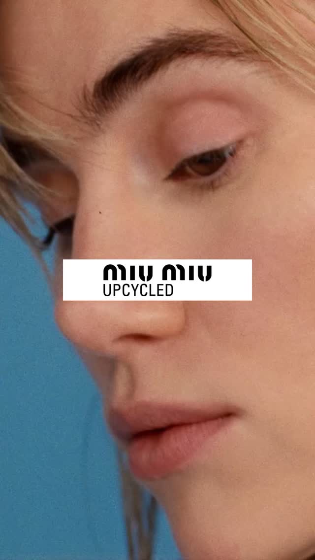 Miu Miu 2026 Upcycled collection campaign featuring Suki Waterhouse with nails by Jenny Longworth and set design by Andy Hillman. @jennynails @andyhillmanstudio @miumiu Directed by Alasdair McLellan. by @streetersagency