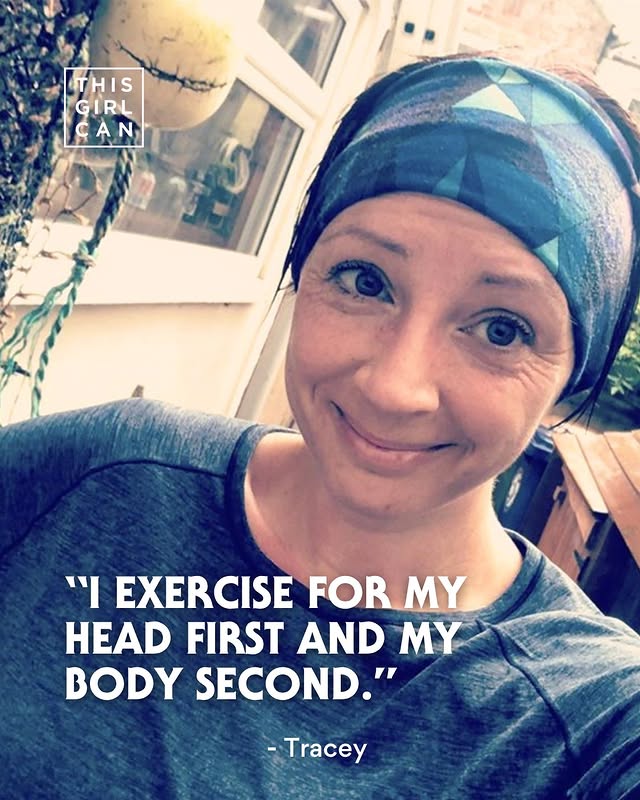 Tracey knows why working out is important to her. What’s your reason for moving more?#MentalHealth #Exercise #ThisGirlCan by @thisgirlcanuk