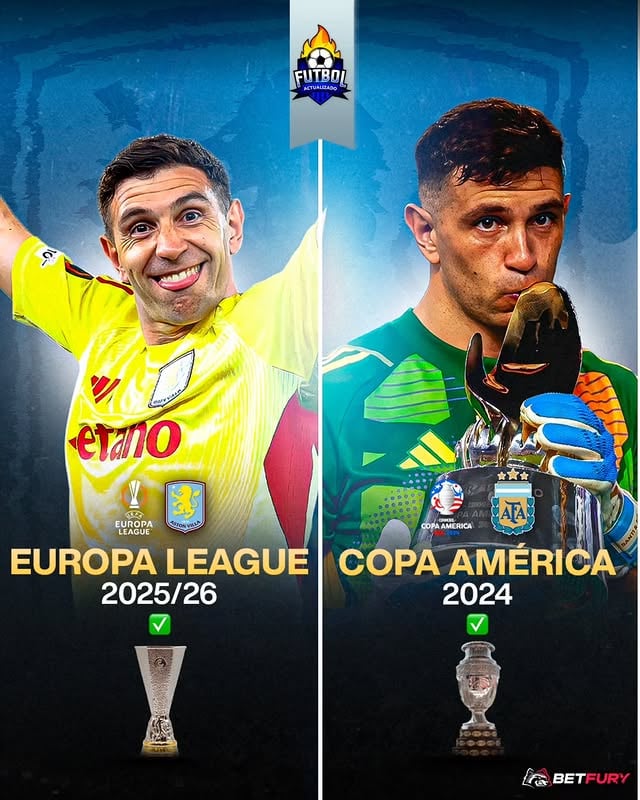 ¡DIBU MARTÍNEZ CAMPEÓN DE LA EUROPA LEAGUE! 🇦🇷🏆🔙🧤 Tras el triunfo del Aston Villa 3-0 ante Friburgo se consagró campeón internacional por primera vez a nivel de clubes y consiguió un título más en su palmares que también tiene el Mundial, 2 Copa América, Finalissima, 3 Community Shield y 3 FA Cup.¿Es el mejor arquero argentino de la historia? ¡Te leemos! 🤔💭🎙¡Seguinos para más!