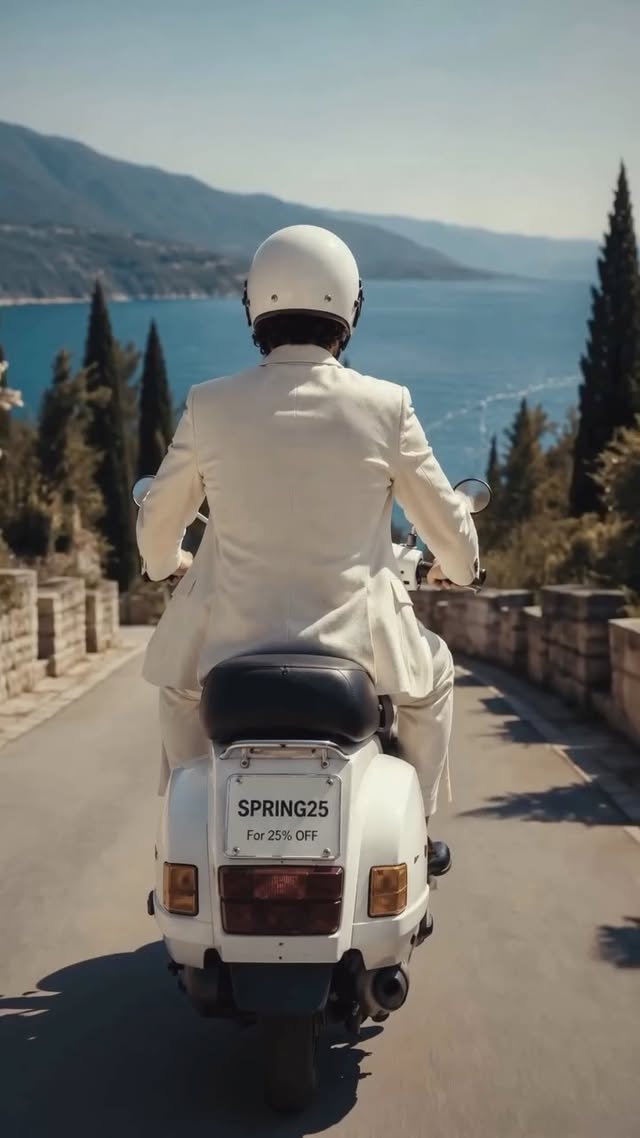 Sun’s out. Sale’s on.25% off everything* for a limited time only. 🛵#percival #menswear by @percival_menswear