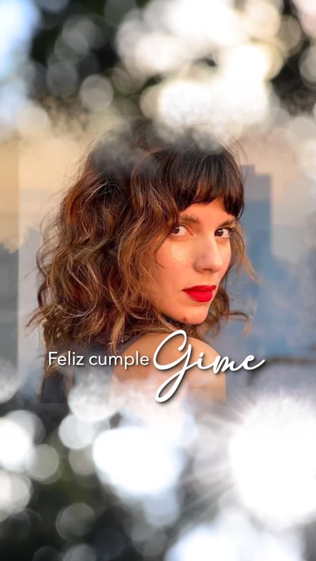 Feliz cumple Gime, que pases un maravilloso día! Gracias por tu luz ❤️🙌 by @bycrismorena