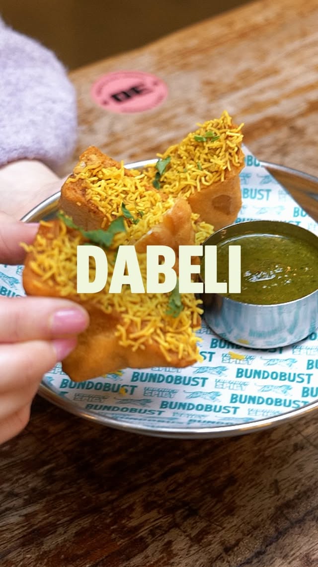 If you don’t already know about Dabeli then it’s time to GET to know. You thought Vada Pav was outrageously carby? How about a DEEP FRIED potato sandwich?? Josh was eating this stuff at the end of every single school day and look where it’s got him! It’s actually conditioned him to start salivating whenever he hears a bell ring now. Vada Pavlovs’s dog 🥁 badum tish. Anyway this is one of the things we were most pumped to put on the new menu and can’t wait for everyone to try it, look for it under the Butties section x by @bundobust