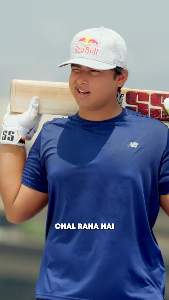 the WILDEST cricket challenge on the internet RN!🔥 If anyone can pull this off, it’s @vaibhav_sooryavanshi09 & @dhruvjurel ‼️🏏 by @redbullindia