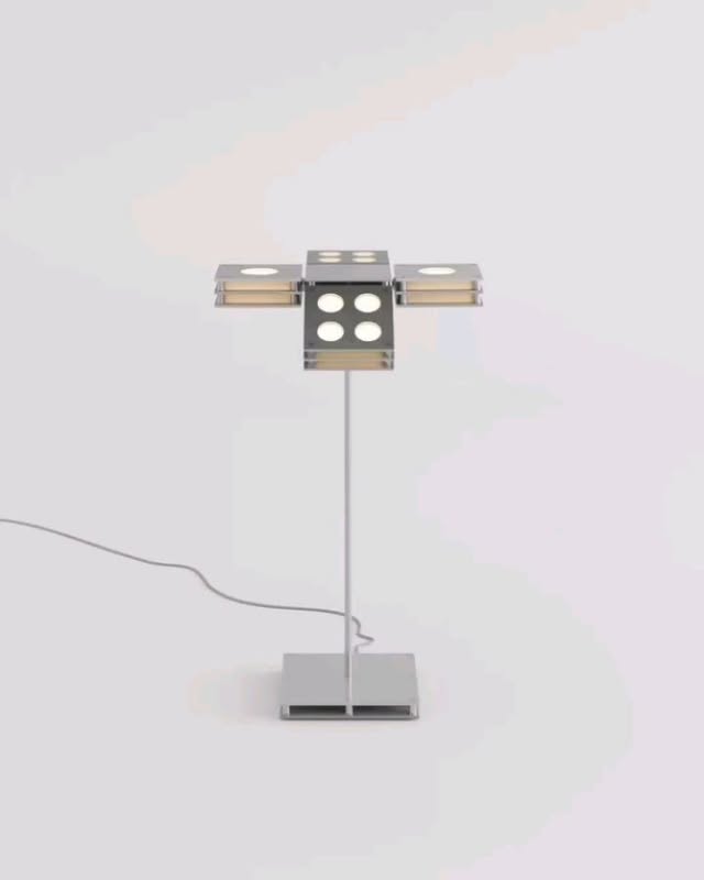 Nothing is fixed. Every edge moves.Twist and Fold is a table lamp designed by @___.dpt that adjusts not with a single pivot but across multiple panels, each bending and turning independently. The result is a lamp that changes character entirely depending on how it is set. Work light in the morning. Ambient glow by evening. The aluminium frame holds the configuration until you decide to change it.Designed to live in a room the way a small installation would.#lightingdesign #tablelamp #industrialdesign #objectdesign #contemporarydesign by @designplusmag