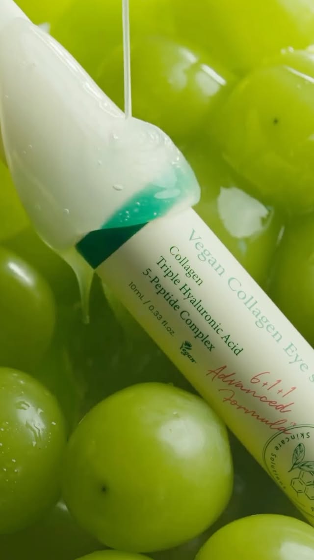 Keep your cool this summer. 😎 The @axisy_official Vegan Collagen Eye Serum brings an instant refresh to tired under eyes while helping visibly smooth fine lines, reduce the look of puffiness, and hydrate dry skin. Formulated with vegan collagen, peptides, and triple hyaluronic acid, it’s the kind of cooling pick-me-up you’ll want to reach for all season long. by @sokoglam