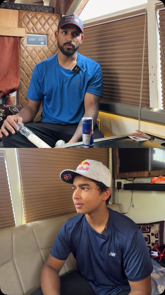 @vaibhav_sooryavanshi09 & @dhruvjurel knows the RR team too well 😂🏏 by @redbullindia