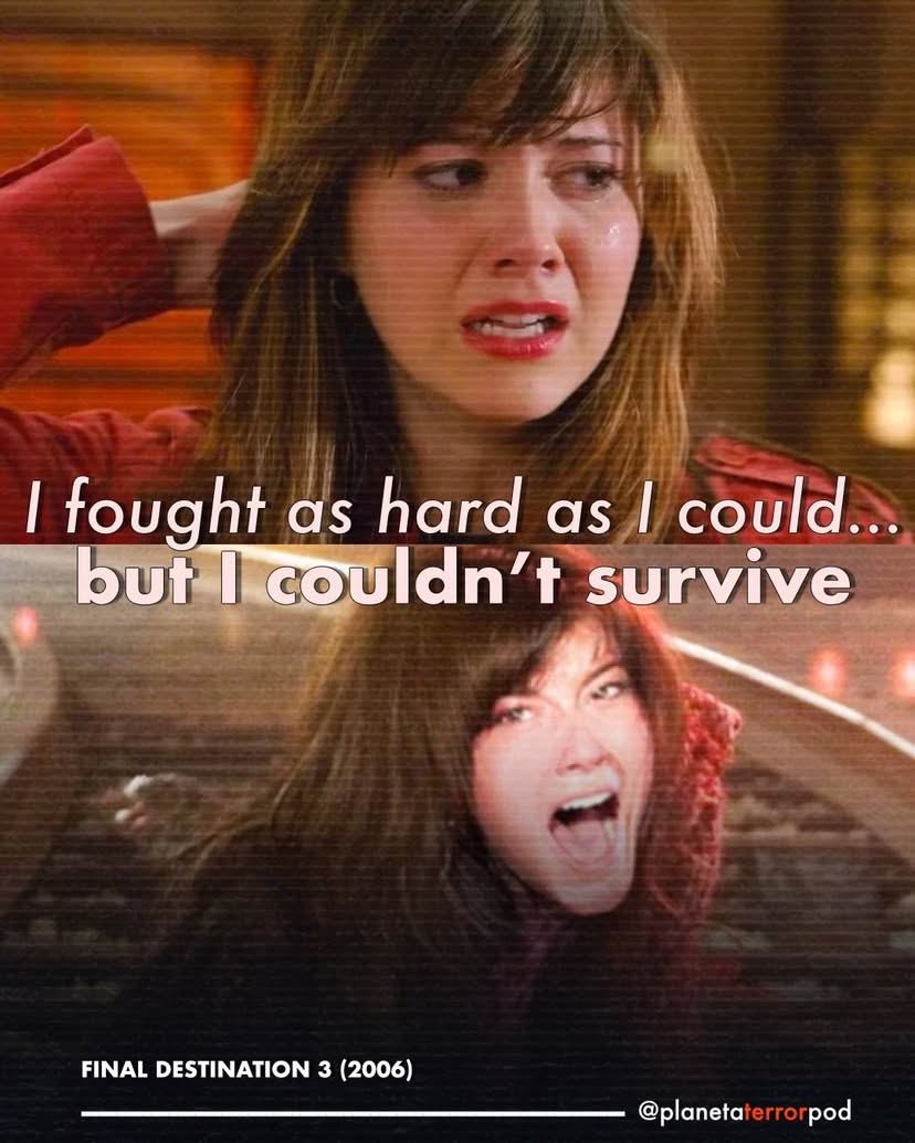 Yeah, this horror movie deaths never stopped hurting.

#horrorcomunity #horrormovies #horrormoviepodcast #horrorcollector #finaldestination
