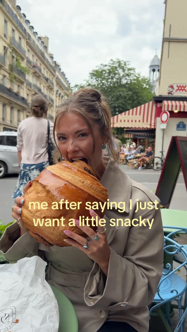 “just one croissant please” 🥹🤰🥐 (it was so good) #trending #relatable #funny #girls