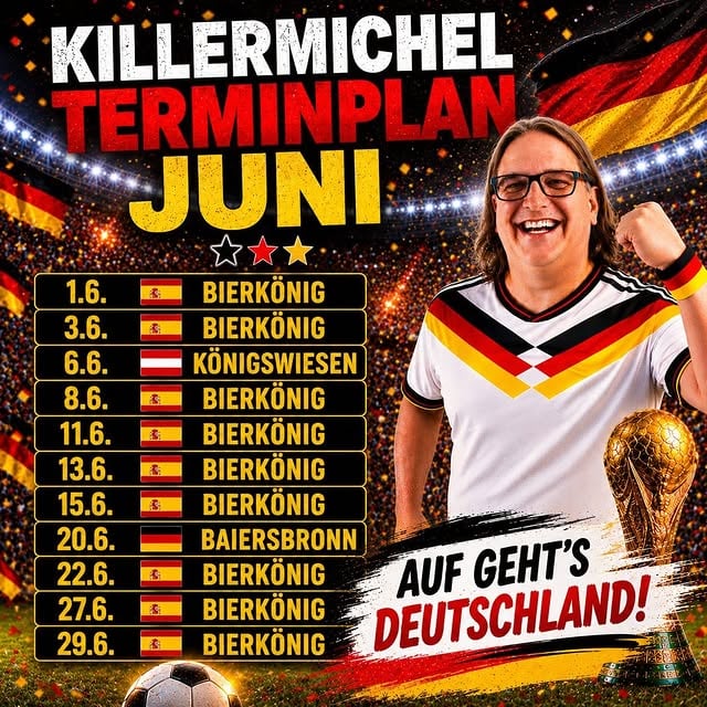Der Juni steht komplett im Zeichen der WM! Auf gehts ins Turnier ❤️ by @killermichel