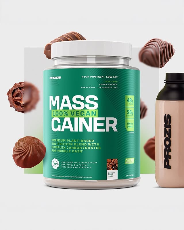 𝟭𝟬𝟬% 𝗩𝗲𝗴𝗮𝗻 𝗠𝗮𝘀𝘀 𝗚𝗮𝗶𝗻𝗲𝗿 es la opción vegetal pensada para quienes buscan ganar masa muscular en serio. 🌱Con 𝟰𝟴 𝗴 𝗱𝗲 𝗽𝗿𝗼𝘁𝗲𝗶́𝗻𝗮, 𝟯𝟱𝟬 𝗸𝗰𝗮𝗹, 𝟯 𝗴 𝗱𝗲 𝗰𝗿𝗲𝗮𝘁𝗶𝗻𝗮 𝗠𝗶𝗰𝗿𝗼𝗻𝗣𝘂𝗿𝗲 y 𝟯𝟬𝟬𝟬 𝗺𝗴 𝗱𝗲 𝗟-𝗴𝗹𝘂𝘁𝗮𝗺𝗶𝗻𝗮, esta mezcla premium de proteínas e hidratos de carbono ayuda al crecimiento muscular, la recuperación y el rendimiento. 🚀Además, aporta 18 vitaminas y minerales esenciales para un extra de apoyo nutricional.#prozis #exceedyourself #veganmassgainer #plantbased #musclegrowth by @prozisespana