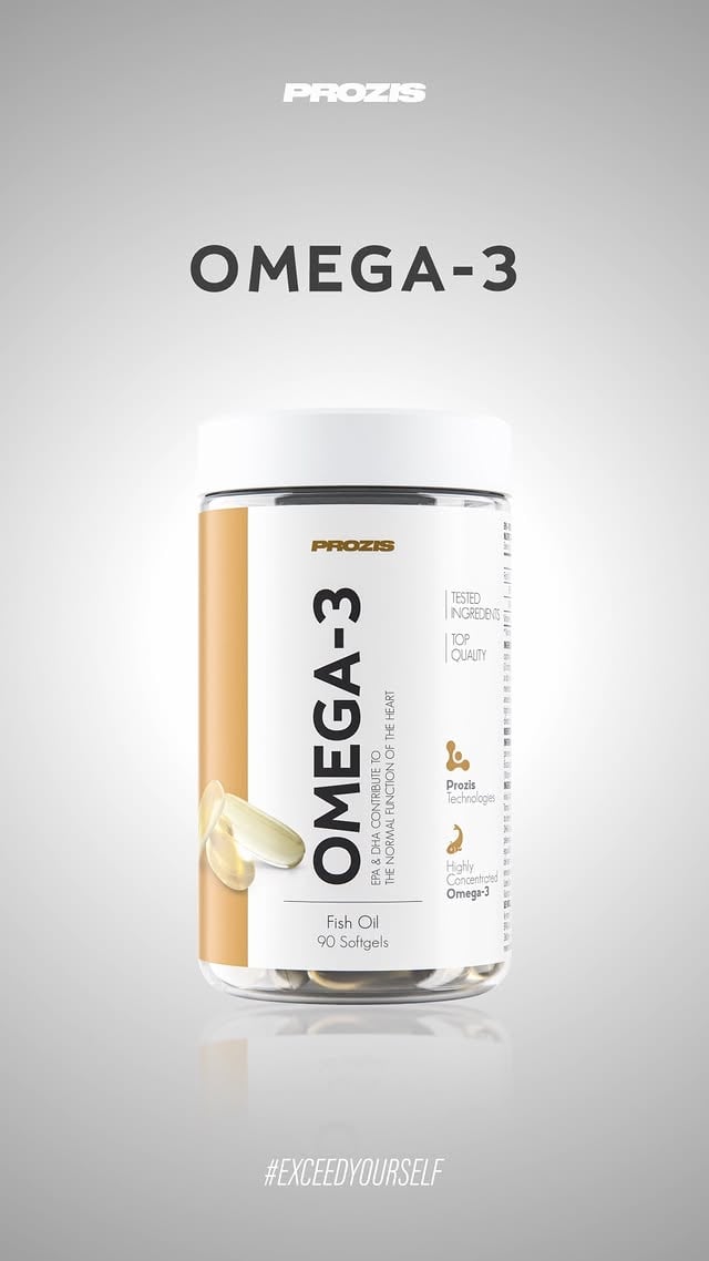 𝗢𝗺𝗲𝗴𝗮 𝟯 aporta un apoyo esencial para el cerebro, el corazón y el bienestar general. 🧠Rica en 𝗘𝗣𝗔 y 𝗗𝗛𝗔, esta fórmula contribuye al funcionamiento normal del cerebro, el corazón, la presión arterial, la visión y los niveles de triglicéridos. Además, la 𝘃𝗶𝘁𝗮𝗺𝗶𝗻𝗮 𝗘 ayuda a proteger las células frente al daño oxidativo. ❤️Cuida tu cuerpo más allá del gym.#prozis #exceedyourself #omega3 #wellness #healthylifestyle by @prozisespana