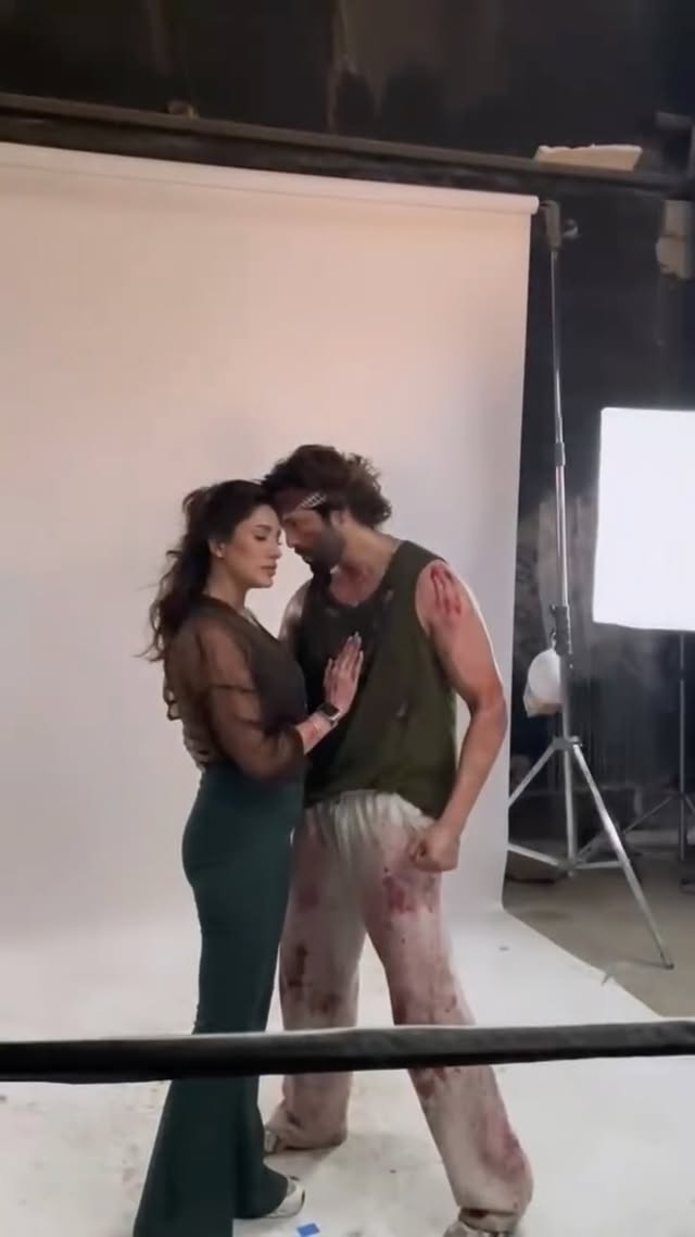 Here are some glimpses from behind the scenes ! ‘Zombeid’ has to be one of the most challenging films I’ve done so far but also one of the most memorable. Behind every scare, there was laughter, chaos and a whole lot of love. ⚡️♥️To all our actors, technicians, stunt team, makeup, styling, production, post-production and everyone working behind the scenes. Thank you for giving this film your absolute best.Your hard work shows in every frame. 🫰🏻Thank you @nabqur our captain through this crazy ride. @mustafafahad26 for being the best partner in crime.@fizza_meerza for being the absolute best producer.@waqar_makeup for making me look so effortlessly beautiful@mehboobshahtt5 for making sure we were safe through all the stunts. @ranakamran__cinematographer for lighting this world so beautifully!So grateful for all the love coming our way. This one belongs to all of us! x 🤗🧿♥️ by @mehwishhayatofficial