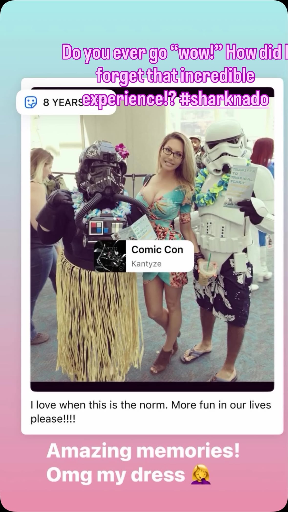 #comicon #sharknado #castcrew #movielover