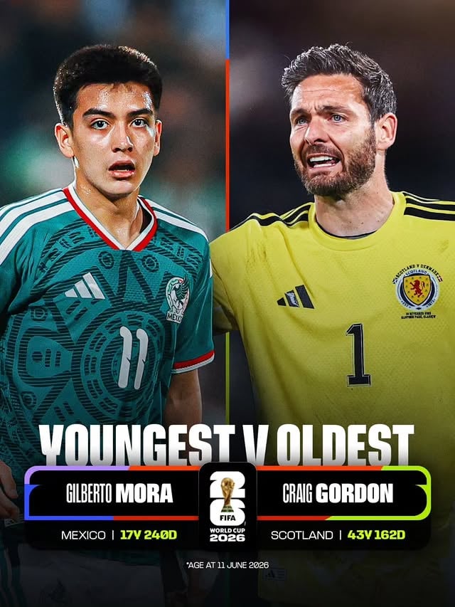 One #FIFAWorldCup, two generations 😮