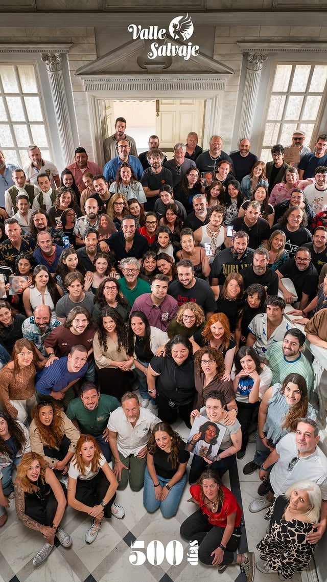 500 días dándolo todo para que #ValleSalvaje sea una realidad 💙¡Gracias por acompañarnos todas las tardes! by @vallesalvajetve