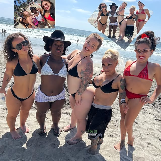 Micro maidens beach day 😍❤️ by @lovelilahart