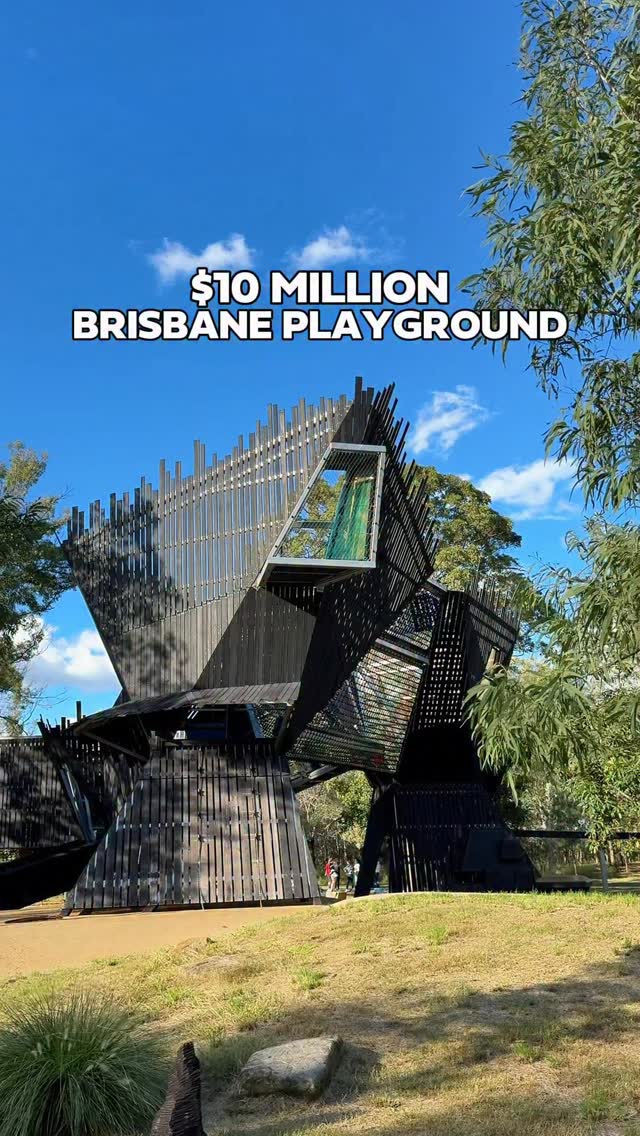 [ THINGS TO DO ] THIS GIGANTIC THREE-LEVEL PARKOUR FORT IS BRISBANE’S BEST FREE ADVENTURE PLAYGROUNDA massive, industrial-style playground precinct on the north side is completely redefining outdoor playtime with a structure built for epic, high-energy games. Unlike standard suburban parks, this adventure hub features a towering black fort with vibrant coloured windows, a custom-built obstacle scooter track, and a hidden mystical forest trail. It is designed to encourage ‘risky play’ and parkour-style exploring, making it just as challenging and exciting for older kids and teenagers as it is for little ones.THE THREE-LEVEL FORT🧗 The Climb: The main structure is packed with multi-level rope nets, hand rings, metal climbing ledges, hanging ropes, balance beams, and cliff climbers. Every surface has footholds to test confident climbers.👶 Toddler Zone: Tucked safely underneath the giant main structure is a dedicated space for younger siblings, complete with a mini cliff climber, soft-fall mounds, and a wide slide.👔 Pro-Tip: Make sure the kids wear old clothes! The industrial black rubber on the climbing elements can transfer onto clothing during play.THE SCOOTER TRACK & MAGIC FOREST🛴 Obstacle Scooter Track: Separate from the main fort is a purpose-built, 200-meter-long scooter and bike loop.🪵 The Magic Forest: Situated on the southern side of the netball courts, younger kids can enter through the Magic Seahorse Window to find a whimsical nature play space. Explore logs with etched animals, rocks with faces, a log-carved piano, and the Guardian Throne.GOOD TO KNOW🧺 Facilities: The park is fully equipped for a full day out with accessible toilets, electric BBQs, covered picnic tables, a basketball half-court, and outdoor fitness equipment.🐕 Dog-Friendly: Furry family members are welcome on a leash throughout the park, and there is a fully fenced, dog off-leash area on-site for them to burn off some energy too.📍 Bradbury Park Playground is located on Batten Street in Kedron.Would you take your kids here? 🛹🐒 by @brisbane