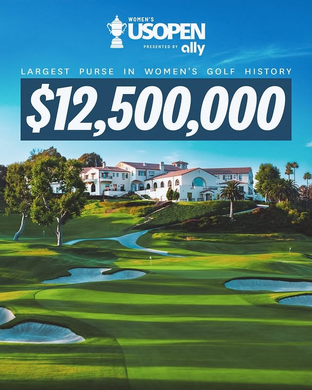 Raising the bar. We’re proud to once again increase the U.S. Women’s Open purse with @ally. by @uswomensopen