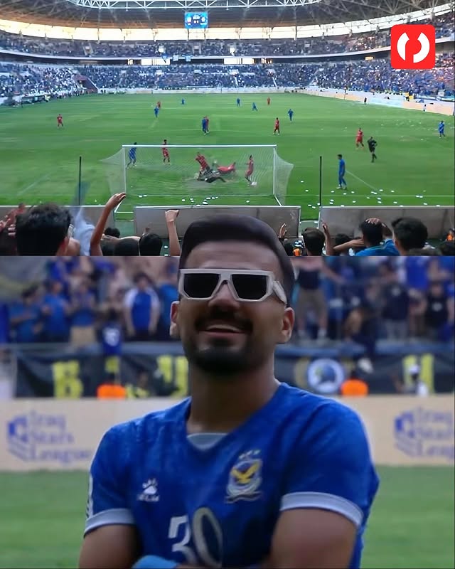 اجواء خيالية في العاصمة بغداد في مباراة تتويج القوة الجوية بطلاً لدوري نجوم العراق.