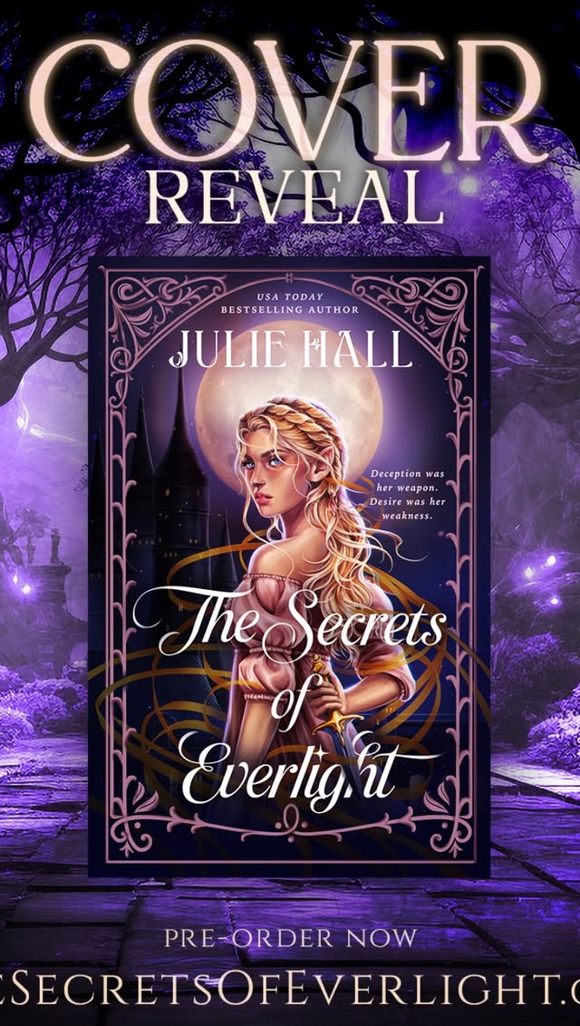 📚𝙷𝚎𝚕𝚕𝚘 𝙱𝚘𝚘𝚔 𝙳𝚛𝚊𝚐𝚘𝚗𝚜📚QOTD: What is one fall book release that you are excited for?I cannot wait for The Secrets of Everlight by @julie.hall.author to release October 6, 2026! I have loved every single book. I’ve read by Jewelie and cannot wait to read this new Romantasy! It looks absolutely incredible and the cover is gorgeous!!! I am so honored to be apart of this stunning cover reveal! Book:✨The Secrets of the Everlight- @julie.hall.author ✨Synopsis✨✨ A thief turned spy must unravel an assassination plot against the fae prince by disguising herself as a princess competing for his heart in this entrancing romantasy byUSA Today bestselling author Julie Hall.For nineteen years, Rowan has fought to survive: first on the streets scavenging for scraps, then bound by a decade-long contract to a corrupt master. She longs for freedom but spends her days stealing from the highborn to pay off her servitude.When a mysterious fae buys her contract, Rowan seizes her chance to escape. But her freedom comes at a price: uncover the assassin targeting Prince Dryden of the Ember Kingdom.To do so, she must pose as a princess among the royals competing for the prince’s hand in marriage.Thrust into a world of silks and finery, Rowan has weeks to master her role while hunting a killer hidden in plain sight. Eavesdropping and sneaking through gilded halls may come naturally, but the bonds she forms with the other princesses-and Dryden’s growing interest in her-are complications that threaten to unravel everything.As whispers of danger beyond the kingdom rise, Rowan realizes the stakes are far greater than she imagined. And every stolen glance with the prince pulls her closer to a desire that could cost her not only her future, but the kingdom itself.✨Sound Credit/IB: @ baddiesbookbox from TT💜💚 #booklover #reading #bookish #fantasybooks #romancebooks by @rae.in_wonderland