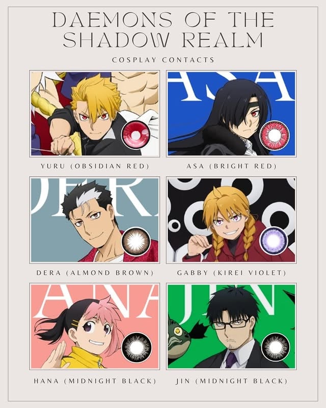Watching Daemons of the Shadow Realm? Which episode you're at &who's your current fav 👀.#DaemonsoftheShadowRealm #YominoTsugai #YominoTsugaiAnime #黄泉のツガイ #Yuru by @pinkyparadisedotcom