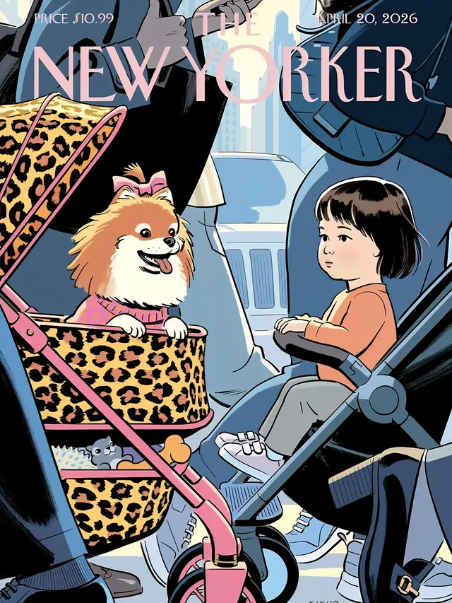 Portada de la revista "The New Yorker", una publicación semanal considerada como adalid del pensamiento progresista...¿CUÁL ES TU DIAGNÓSTICO?:¿Soledad urbana, miedo a las renuncias de la paternidad, inversión de prioridades, olvido de Dios, crisis antropológica...? by @obispomunilla