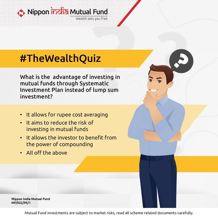 #TheNipponQuiz is here!

Comment below the correct answer and tag @nipponindiamf with 3 friends to win special prizes!

Know more: https://bit.ly/49GaHlb

#Contest #ContestAlert #NipponIndiaMutualFund #MutualFund