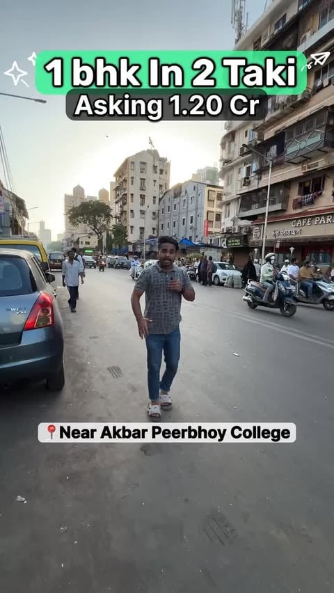1 bhk In 2 Taki 📍 Near AP College 

FOLLOW @karim_shaykh01 FOR MORE SUCH VIDEOS 

#mumbairealestate #mumbaiproperty #1BHK #2BHK #instagood reelitfeelit  realtor dreamhome  mumbaiproperties  realestateagent crawfortmarket  homedesign properties CST PoshArea

[reelitfeelit , viral video , flat for sale , apna ghar , luxury flats , south mumbai , property, dream home ]