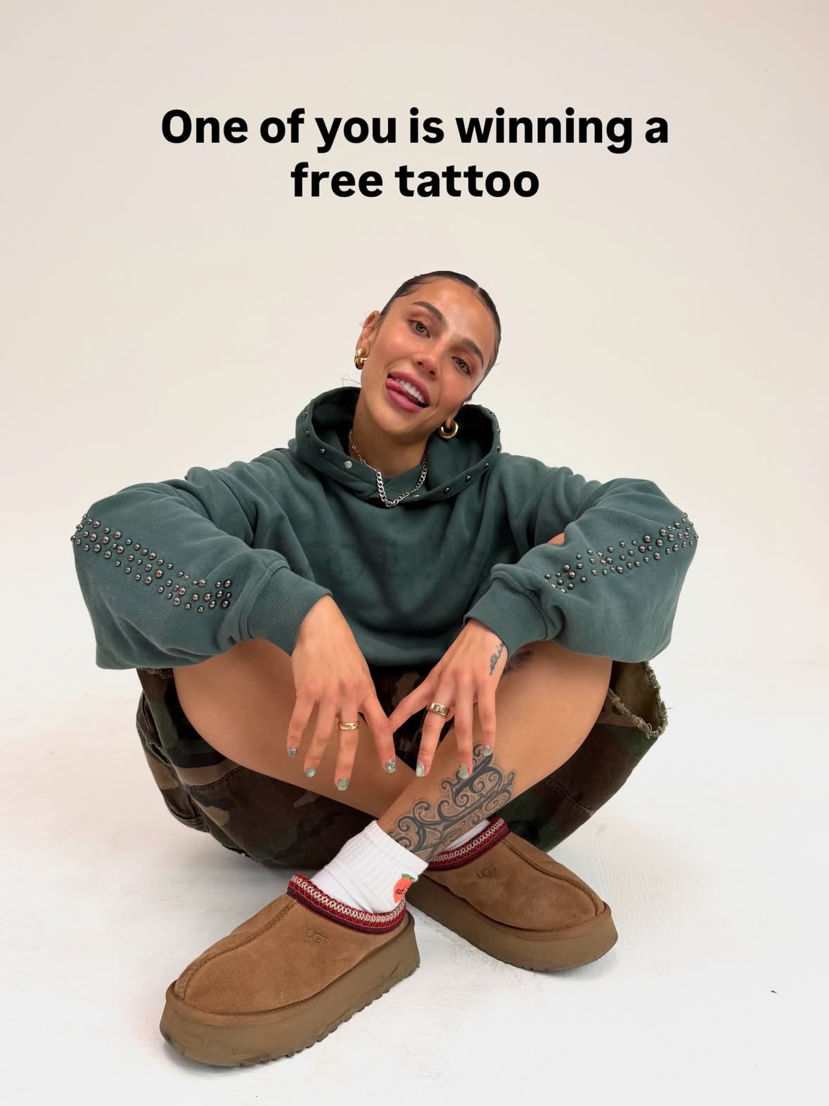 I’M GIVING AWAY A FREE TATTOO 🌎

 To celebrate Darc Sport Athlete & Ambassador Appreciation Week, I’m giving back to my community with a tattoo giveaway + Darc Sport prizes. 🤍🐺

🏆 1ST PLACE • FREE FULL DAY custom tattoo session with me ($2,000+ value) 🖤 • Darc Sport merch package

🥈 2ND PLACE • FREE tiny tattoo with me ($300+ value) • Darc Sport t-shirt

🥉 3RD PLACE • FREE Darc Sport t-shirt

✨ Winners may gift their prize to a friend if they are unable to use it themselves.

⚡️ HOW TO ENTER ⚡️
1. Place an order on @darcsport using code XOL at checkout between May 31st – June 7th
2. Follow me
3. Like this post
4. Tag a friend in the comments + tag Darc Sport
5. Share this post to your story
🖤 Every order placed using code XOL = 1 entry
🖤 Multiple orders = multiple entries
🖤 Entries are unlimited
🖤 Must be following me to qualify
🖤 Winners may transfer their prize to a friend
🖤 Tattoo prizes are not redeemable for cash
🖤 Code XOL MUST be used at checkout to qualify
🖤 Yes, we can track code usage and verify entries

⚠️ Winner must be willing to travel to Los Angeles, CA for tattoo services. Travel and accommodations are not included.

⏰ Winners will be announced on my story June 8th at 11:00 AM PST

 Comment what tattoo you’d get if you won.
Thank you for supporting me, my art, and this little life of mine . Every use of code XOL directly supports me and gives you another chance to win. Good luck <3 

LOVE U 🌎

This giveaway is not sponsored, endorsed, administered by, or associated with Instagram. By entering, participants release Instagram from any responsibility related to this promotion.

To enter without making a purchase, repost this to your story tag me + tag @darcsport comment "TATTOO GIVEAWAY" during the giveaway period. Limit one free entry per person.