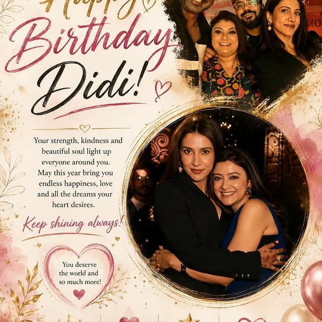 🎉 Happy Birthday Didi! 🎂✨@siyara0604 didi Wishing you a day filled with endless happiness, love, laughter, and beautiful memories. May all your dreams come true and may success follow you wherever you go. Thank you for being such an amazing person and an inspiration to so many.💖 Stay blessed, keep smiling, and keep shining brighter every year!And now, we are eagerly waiting for the mega blockbuster movie #BAD. Wishing the entire team huge success and lots of love! 🎬🔥#BADMovie #HappyBirthdayDidi #BengaliCinema #InstagramReels by @siyara0604