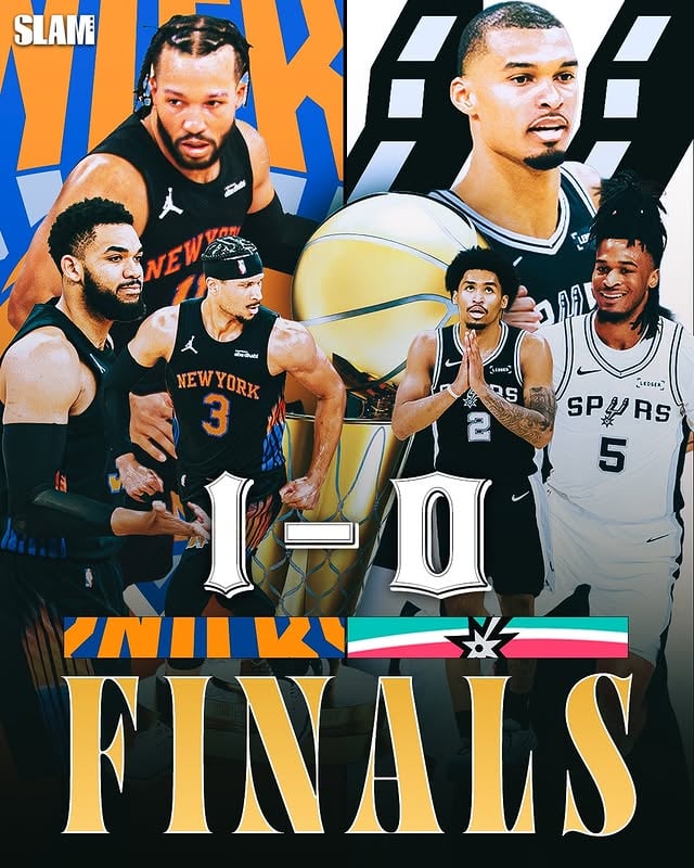 12 IN A ROW FOR THE KNICKS 🚨 NEW YORK TAKES GAME 1 🔥 by @slam