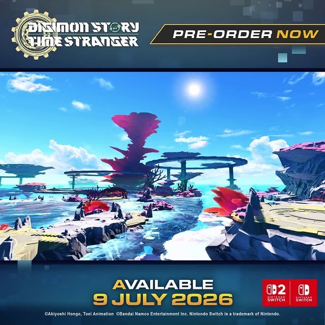 ＜Abyss Area＞⁣A crystal-clear ocean where Digimon enjoy a relaxed daily life.⁣Some of them seem pretty lively.⁣⁣Digimon Story Time Stranger launches on Nintendo Switch 2 / Nintendo Switch on 9 July.⁣⁣#ADAMAS_ConfidentialReport⁣#TimeStranger by @bandainamcoentasia