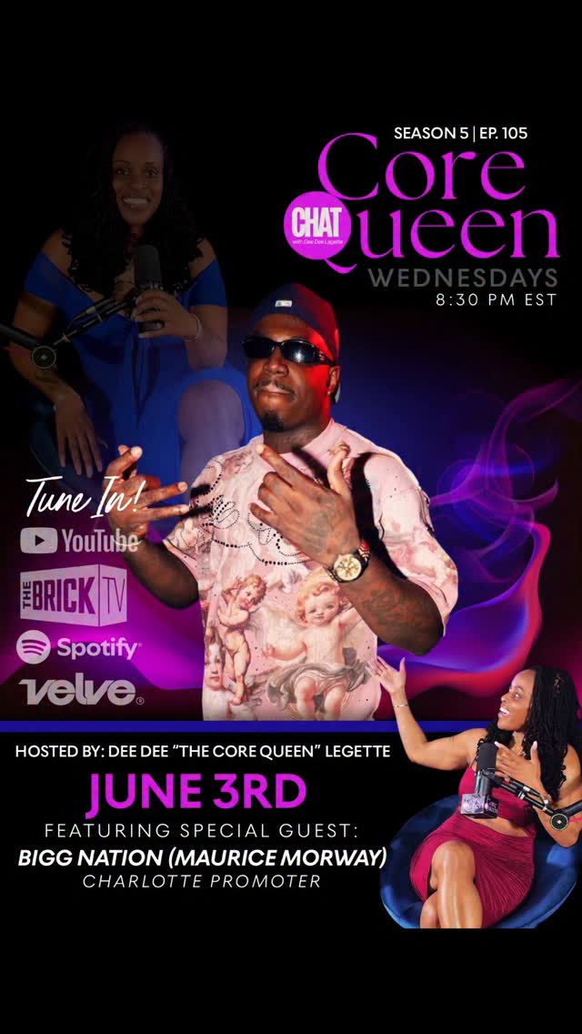 🔴 LIVE on The Core Queen Chat 🎙️🔥This week, we're sitting down with Bigg Nation — rapper, entrepreneur, club promoter, and dedicated father whose story is built on resilience, responsibility, and purpose. 💯Originally from the West Side of Chicago, Bigg Nation made the move to Charlotte in search of greater opportunities and a better future for his family. Today, he's balancing music, business, and fatherhood while raising nine children—five biological children and four adopted siblings he proudly calls his own. 👏🏾❤️We're talking about:🎤 Building a music career while raising a large family💼 Entrepreneurship and creating opportunities👨‍👧‍👦 Fatherhood, leadership, and legacy🔥 From Chicago streets to Charlotte success💯 Turning life's challenges into purposeThis conversation is for anyone who believes your circumstances don't determine your future.📺 Subscribe to The Core Queen Chat on YouTube📲 Watch on The Brick TV app📖 Breaking the Cycle of Childhood Trauma — thecorequeen.com/book#TheCoreQueenChat #BiggNation #Fatherhood #Entrepreneurship #HipHopCulture CharlotteNC Chicago LegacyBuilding
